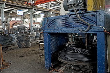 steel wire rod pulling